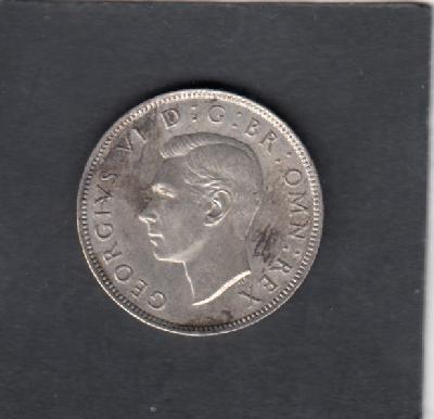 Beschrijving: 2 Shilling GEORGIUS VI 